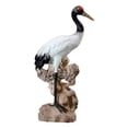 thumbnail image 5 of Estatua en ,Estatuas de pájaros de resina Decoraciones para el hogar Paisaje,Figuras Adornos de jardín Decoración de estar,Esculturas Artesanía Coleccionables CUTICAT  Estatua en forma de grulla, 5 of 5