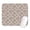 Deer Fox Head, variant on 20x22.5cm Mouse Pad, Non-Slip Waterproof Rubber Base, Smooth Precise Desk Mat,Deer Floral Leaf Light Blue Pattern