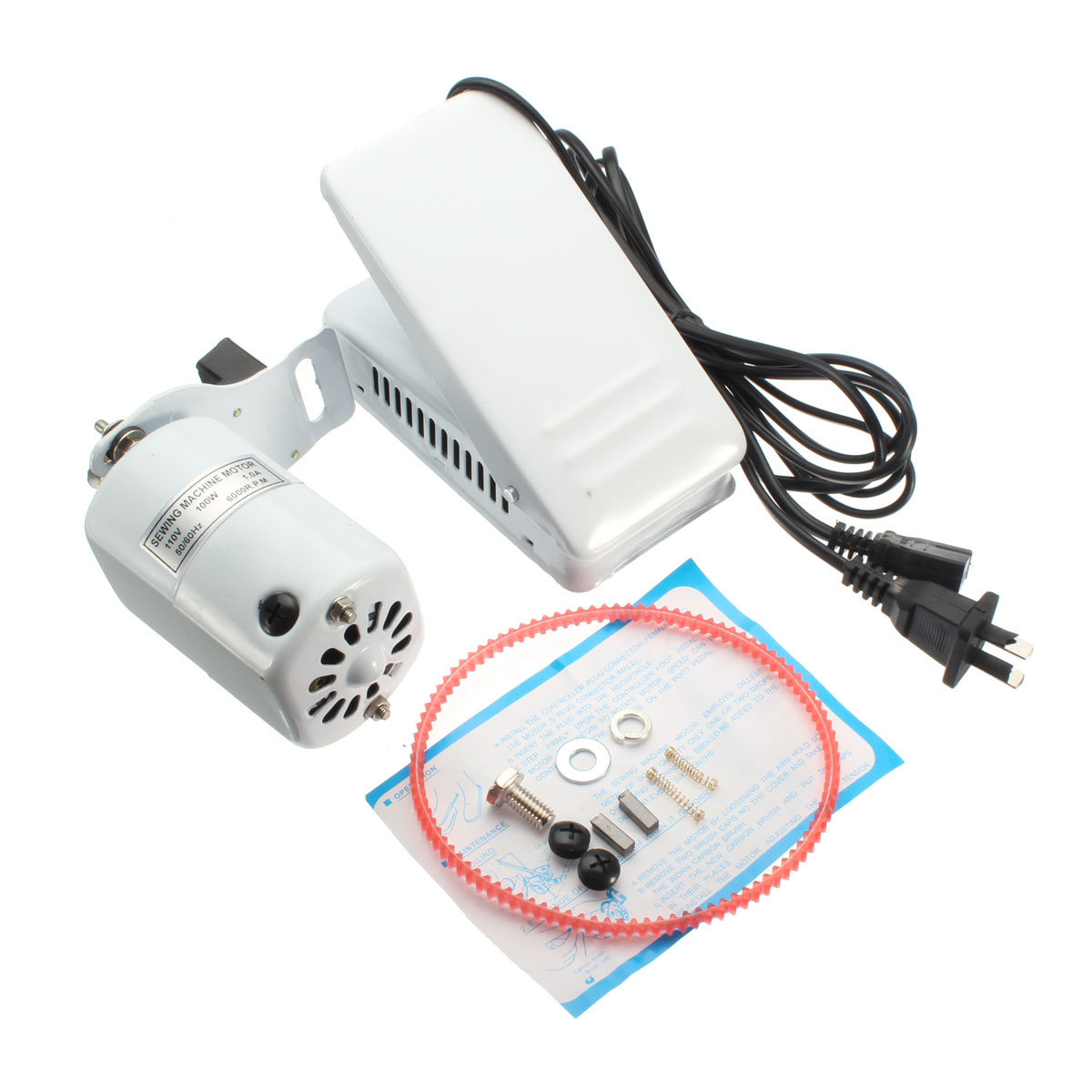1.0 Amps 110V 100W Home Sewing Machine Motor & Pedal Controller HA1 15