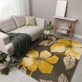 thumbnail image 2 of CAMILSON Solana Non Slip Modern Floral Indoor Area Rug Yellow/Brown 3x5, 2 of 8