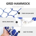 thumbnail image 5 of FRCOLOR Lay Camping Hammocks Outdoor Hammock Frictionless Hammock Travel 230X80CM Blue, 5 of 8
