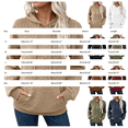thumbnail image 3 of ManxiVoo Women's Casual Long Sleeve Hooded Sweatshirt Solid Color Pullover with Pockets Relaxed Fit Top XL Size Brown, 3 of 7