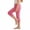 Hot Pink, variant on Capri Leggings Teen Girls Athletic Cropped Yoga Pants Elastic Waist Stretchy Activewear Workout Tights for Dance Gymnastics Running Comfortable Playwear