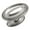 Antique Silver, variant on Hickory Hardware Altair Collection Knob, 1-3/4" X 1-1/8" Oval - Black Nickel Vibed
