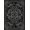Black Gray, Pattern 1, variant on ODIKA Gothic Moody Snake Border Serpent Bird Symmetrical Ornamental for Queen Size Bedroom, Under Bed, Master , Foldable Easy Care