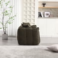 thumbnail image 6 of Jopath 2-Seater Sofa Couches with Throw Pillows, Beanbag Chair with High Resilience Foam Core for Gaming Reading Living Room Bedroom Olive Green, 6 of 9
