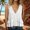 White, variant on Cotton Linen Tank Tops V Neck Ruffle Tank Top Peplum Cotton Tops for Women Linen Tank Tops Going Out Top Women's Babydoll Tops Casual Sleeveless Shirts Summer Linen Tank Tops Black L