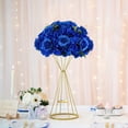 thumbnail image 3 of CHOK Artificial Flower Kissing Balls for Wedding Table Centerpieces 10Pcs 14.2 Large White Fake Roses Hydrangea Flower Arrangement, 3 of 7