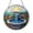 Acrylic 3.5 Inch, variant on Stone Well with Waterfall Faux Stained Glass Window Decor2001