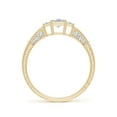 thumbnail image 2 of ANGARA Natural 0.36 Ct. Diamond Vintage Inspired Ring in 14K Yellow Gold for Women (Ring Size: 12), 2 of 9