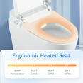 thumbnail image 4 of Tankless Smart Toilet With Built-In Bidet One-Piece Heated Seat Auto Flush Warm Water Wash And Dry Adjustable Temperature Remote Control, 4 of 9