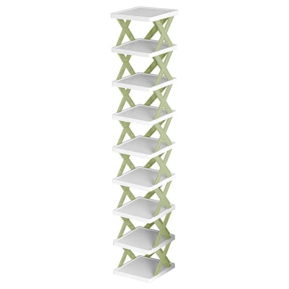 9Tier Narrow Entryway Shoe Rack