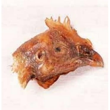 BeyondWhiskers Chicken Heads dog treat chews All-Natural (Pack of 10 Heads)