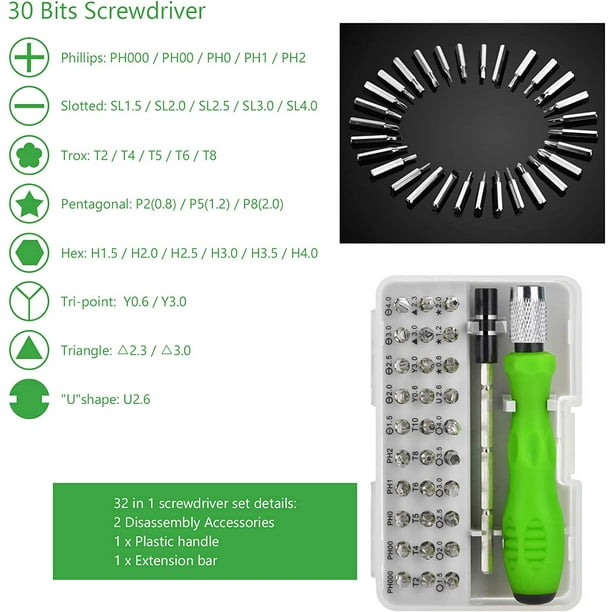 32 in 1 electronic screwdriver set deals