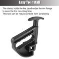 thumbnail image 3 of Unique Bargains 2 Pcs Car Tire Changer Bead Clamp Drop Center Tool Rim Bead Clamp Wheel Tyre Rim Removal Tool Black, 3 of 6