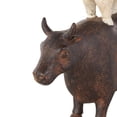 thumbnail image 6 of 10" x 14" Brown Polystone Stacked Farm Animals Sculpture with Cream Accent, by DecMode, 6 of 14