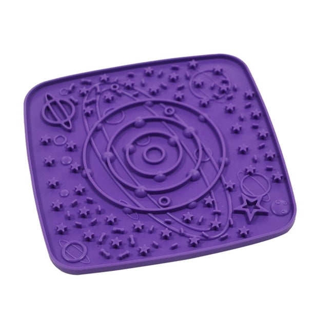 Comedero Lento Para Perros Almohadilla De Silicona Para Que Los Perros Laman Dispensador Para Cachorros Y Gatos Que Evita La Ansiedad Y El Desorden Seaflex Feast Mat – Comedero Lento Fomenta El