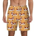 thumbnail image 3 of Uemuo Dachshund Dog Puppy Pattern Mens Swim Trunks Quick Dry Board Shorts with Mesh Lining, Stretch Beach Shorts Quick Dry No-Chafing Board Shorts-XX-Large, 3 of 9