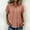 Pink, variant on Women Short Sleeve Button Down Shirts Casual Tops Loose Fit Collared Blouses with Pockets