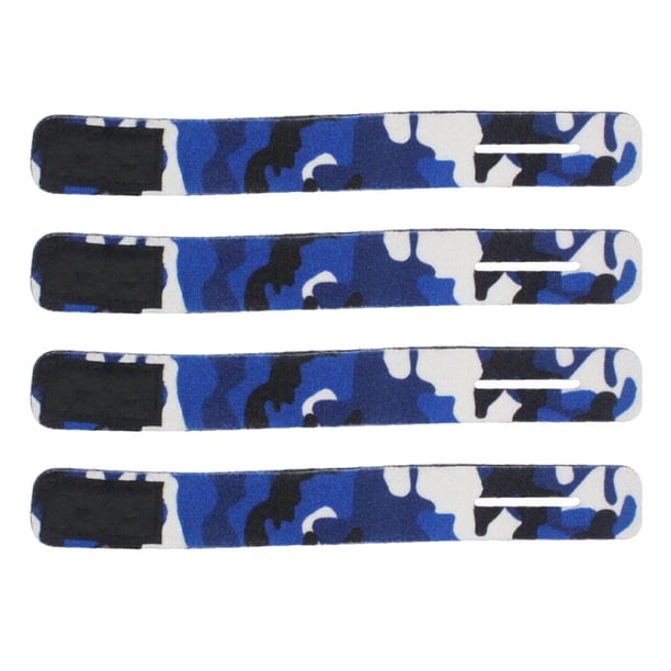 Eigraketly 4 Uds. De correas para caña de pescar, tirantes para atar, cinturones de sujeción, gancho para cinturón, varillas de bucle, dispositivos de Pescar Camuflaje Eigraketly OD030383-05
