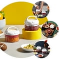 thumbnail image 2 of 1pc Mini Portable Manual Garlic Grinder Food Meat Cutter Ginger Chopper, 2 of 5