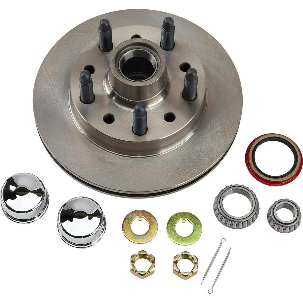 Hybrid Pinto Brake Rotor & Bearing Kit, 5 on 5