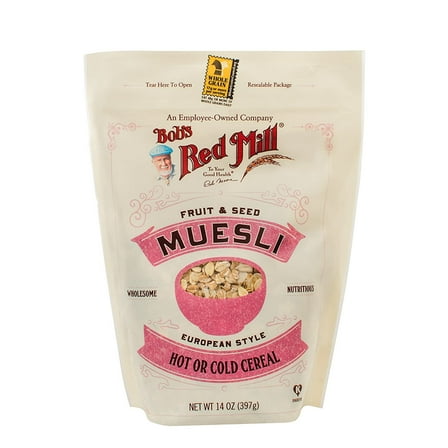 Bob's Red Mill Fruit & Seed Muesli European Style 14 oz Pack of 1