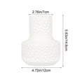 thumbnail image 3 of Plastic Vase Flower Arrangement Container Imitation Rattan Woven Decorative Vase Versatile Stylish Geometric Design Party Decor for Home Office Balcony Hotel Fresh Flower Display Easy Maintain, 3 of 6
