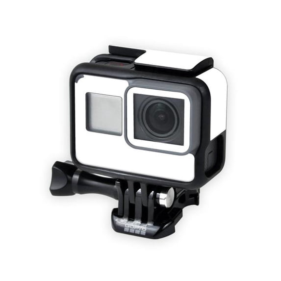 MightySkins GOPRHRO5-Solid White Skin for Gopro Hero5 Black Wrap Cover Sticker - Solid White