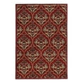thumbnail image 2 of Riverbay Furniture Transitional Polypropylene 5'x7'3" Rug in Red and Cream, 2 of 3