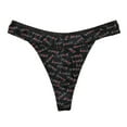 thumbnail image 1 of Culottes pour Femmes Femmes String en V en Soie Glacée Taille Basse Hipster String Sans Coutures, 1 of 7