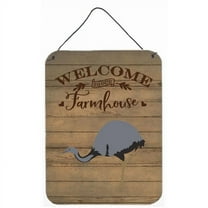Caroline's Treasures CK6867DS1216 Rhea Welcome Wall or Door Hanging Prints, 12x16, multicolor