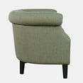 thumbnail image 4 of Jofran Lily Transitional Contemporary Upholstered Barrel Curved Back Accent Chair with Nailhead Trim, 4 of 6