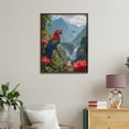 thumbnail image 4 of Paint by Numbers Kit for Adults, Parrot With Waterfall And Flowers Paint by Numbers, Easy Paint by Numbers Kit for Adults Beginner, DIY Adult Paint by Number Kits on Canvas, 12x16in Home Decor, 4 of 7