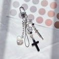 thumbnail image 3 of SIEYIO Cross Bowknot Angel Wing Pendant Phone Charm Chain Strap Bag Decoration Lanyard, 3 of 20