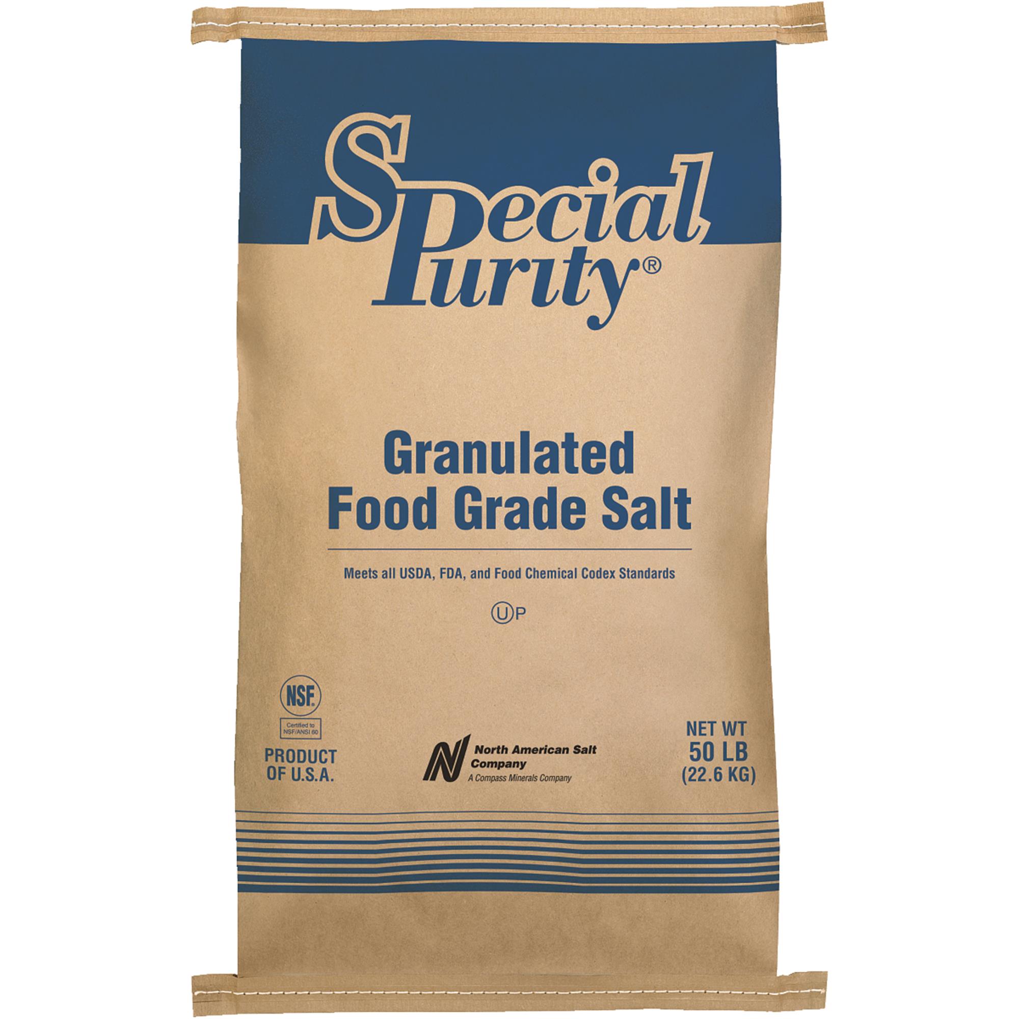 Special Purity Untreated Food Grade Salt