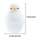 thumbnail image 3 of Pisexur - Reloj despertador LED para hombre, diseño de pingüino, multifunción, recargable por USB, con luz nocturna, para estudiantes, con función de repetición, para niños, organizador de electrónic, 3 of 8