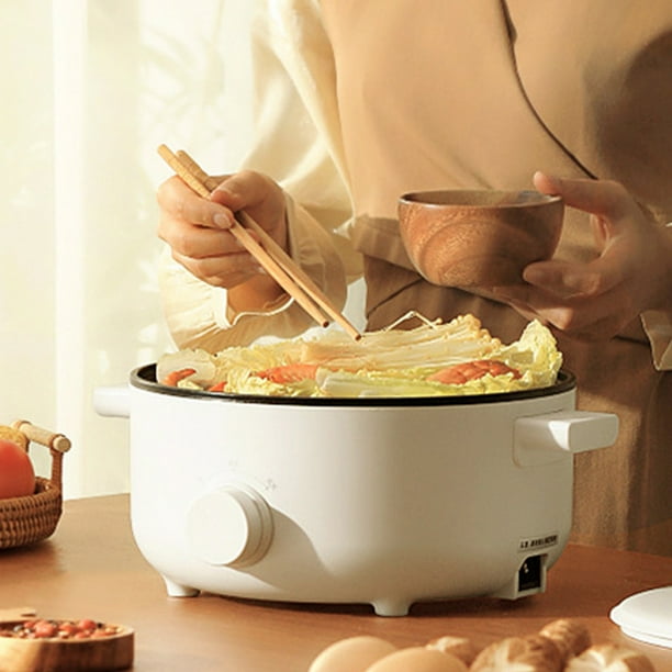 Wobythan 3l Electric Cooking Pot Mini Multifunctional Electric Cooker 3 Gear Adjustable Firepower Anti Stick Electric Frying Pan For Home Dorm