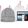 thumbnail image 6 of Wireless Bluetooth Hat Stereo Headphones Sports Knited Beanie Headset Music Cap(Light Gray), 6 of 8