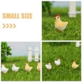 thumbnail image 6 of ULTNICE 20pcs Tiny Figurines Resin Mini Chicken Statue for Interior Decor in Dollhouse, 6 of 8