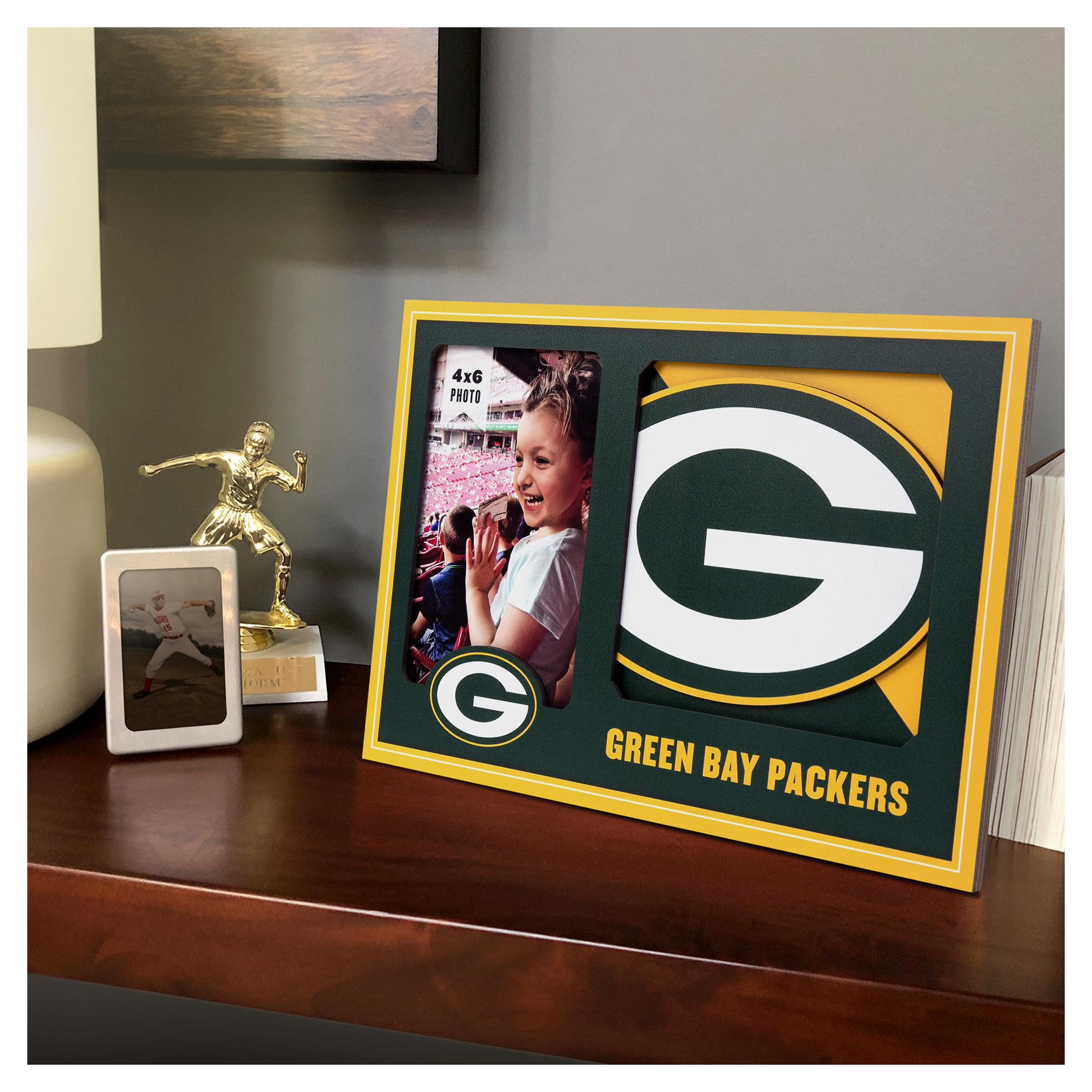 IDNA Green Bay Packers 3D Logo Series Picture Frame