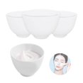 thumbnail image 1 of Juego de cuencos para mezclar mascarillas FERCAISH Silicone White (4 unidades), 1 of 7