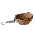 thumbnail image 2 of Jardinera colgante de metal de 12 pulgadas Cesta de coco Alambres redondos de acero Soporte de planta Decoración Macetas colgantes Cestas colgantes de interior al aire libre 30cm, 2 of 7