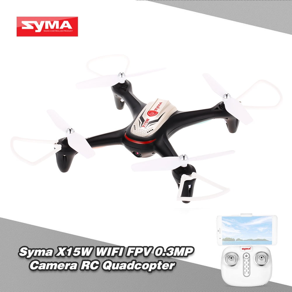 Syma X15W RC Quadcopter Drone Wifi FPV 0.3 MP HD Camera 4CH 5GHz G-sensor USA 