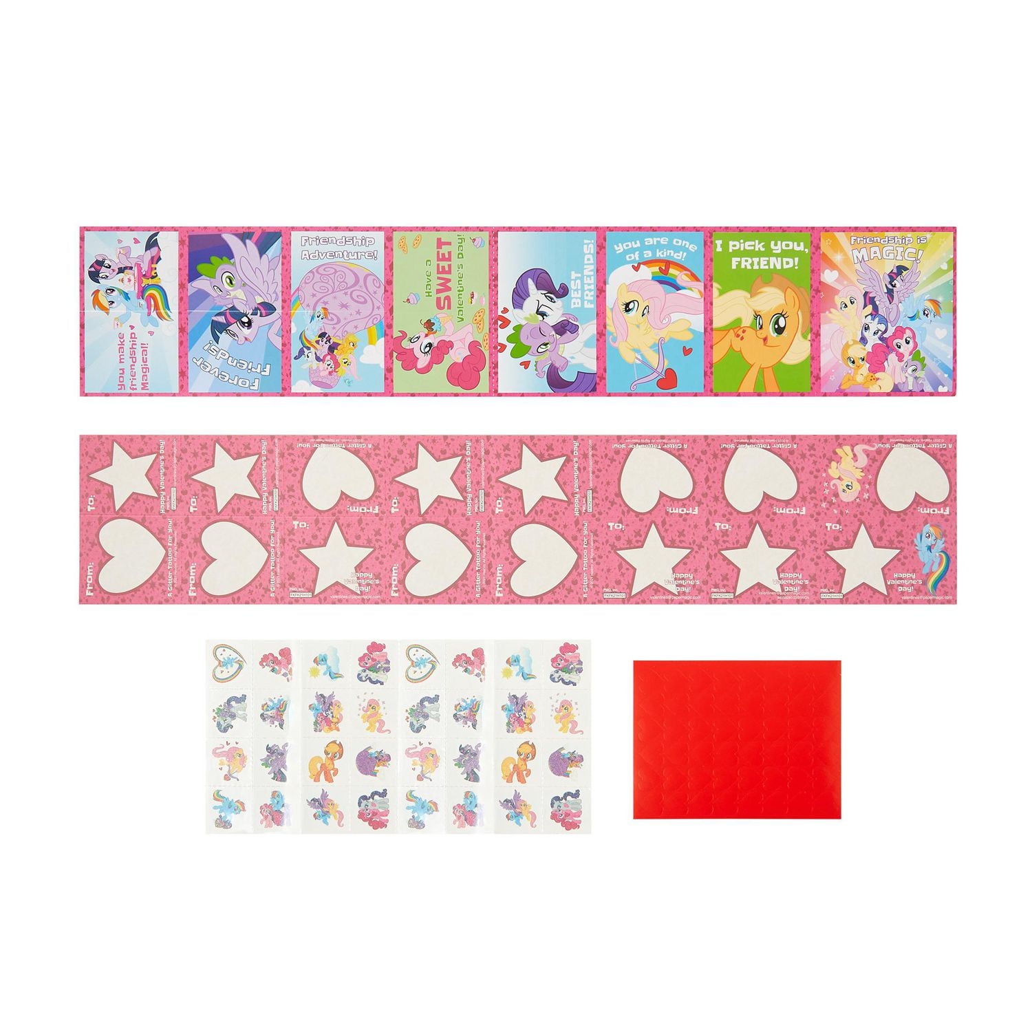 My Little Pony Valentine's Day Cards, 32 Count, Classroom Exchange Cards