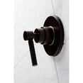 thumbnail image 3 of Kingston Brass KS3035DKL Kaiser Single-Handle Three-Way Diverter Valve with Round Trim Kit in Oil Rubbed Bronze, 3 of 9