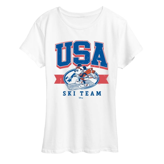 Disney - USA Ski Team - Women's Short Sleeve Graphic T-Shirt