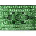 thumbnail image 1 of Ahgly Company Indoor Rectangle Persian Emerald Green Traditional Area Rugs, 8' x 12', 1 of 4