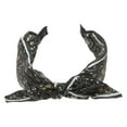 thumbnail image 4 of Unique Bargains 1 Pc Wide Tie Paisley Bow Headbands for Women Black, 4 of 6