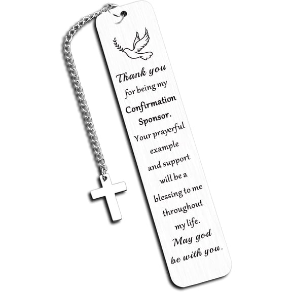 Gifts for Christian Women, Confirmation Sponsor Gifts for Women Men, Confirmation Sponsor Gift, Christian Bookmark, Catholic Religious Gift Bulk,